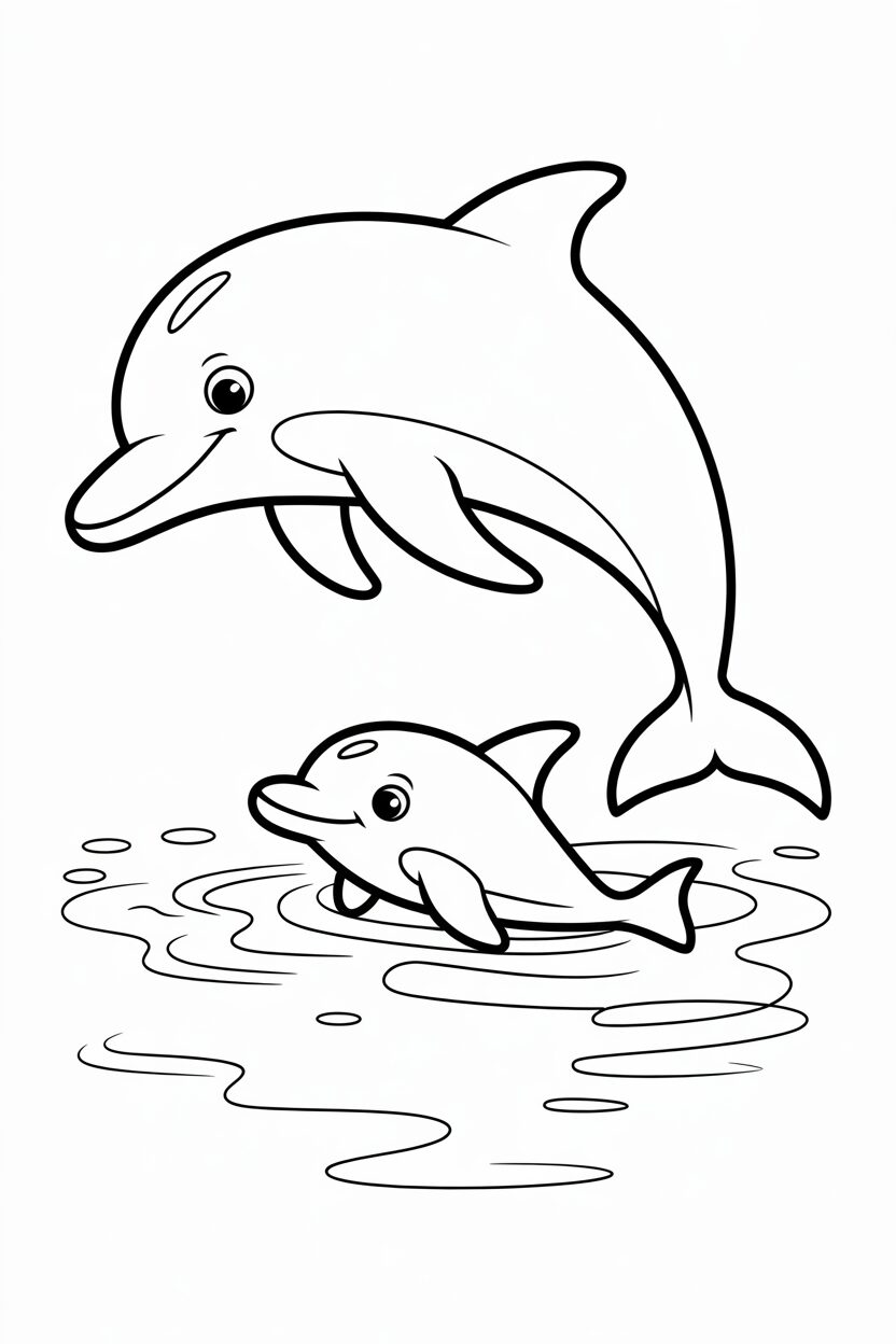Dolphin Family Love